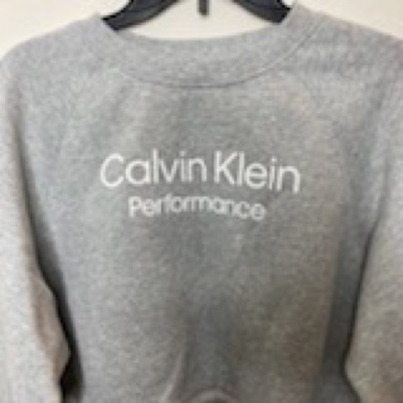 NWT Calven Klein high performance mid-driff top size medium grey - Picture 2 of 10